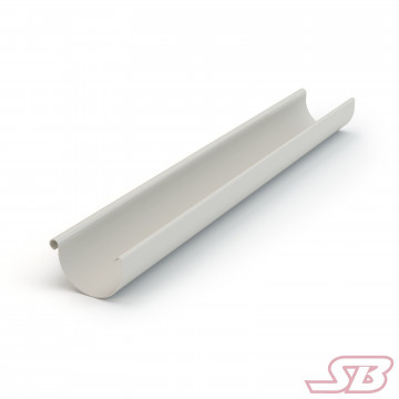 Műanyag ereszcsatorna 75/63 függőereszcsatorna 3 m fehér – Tartós, UV-álló csapadékvíz-elvezetés