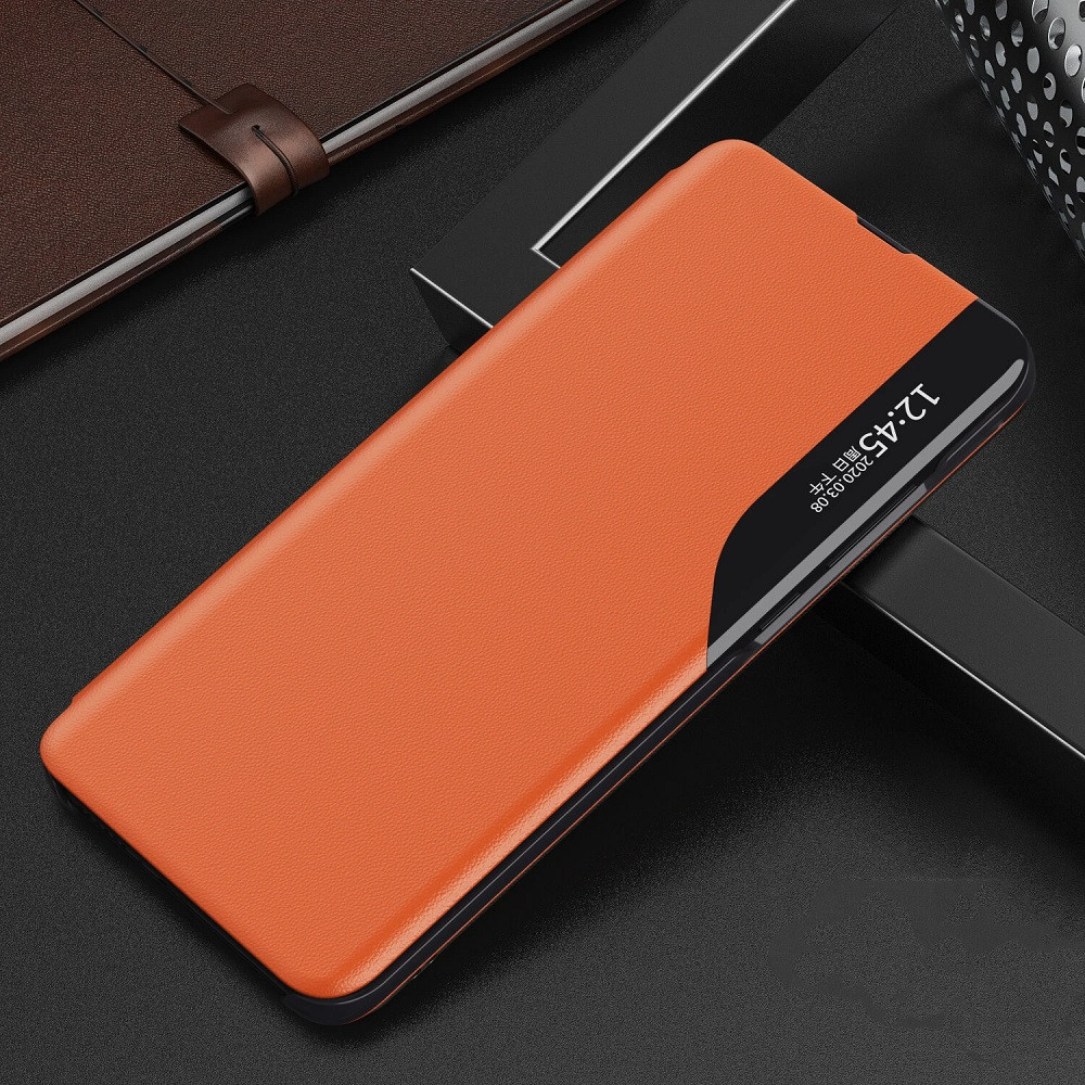 Apple iPhone 13 Mini, Oldalra nyíló tok, stand, Wooze FashionBook, sárga termék 2. képe