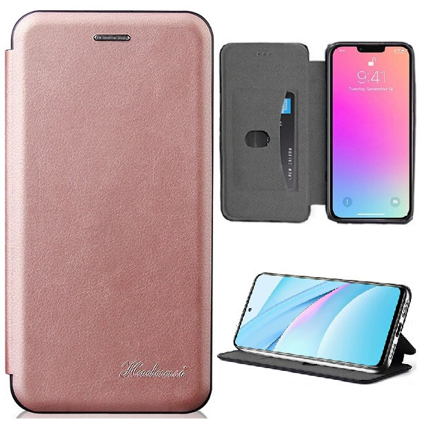 Xiaomi Redmi Note 8, Oldalra nyíló tok, stand, Wooze Protect And Dress Book, vörösarany termék 2. képe