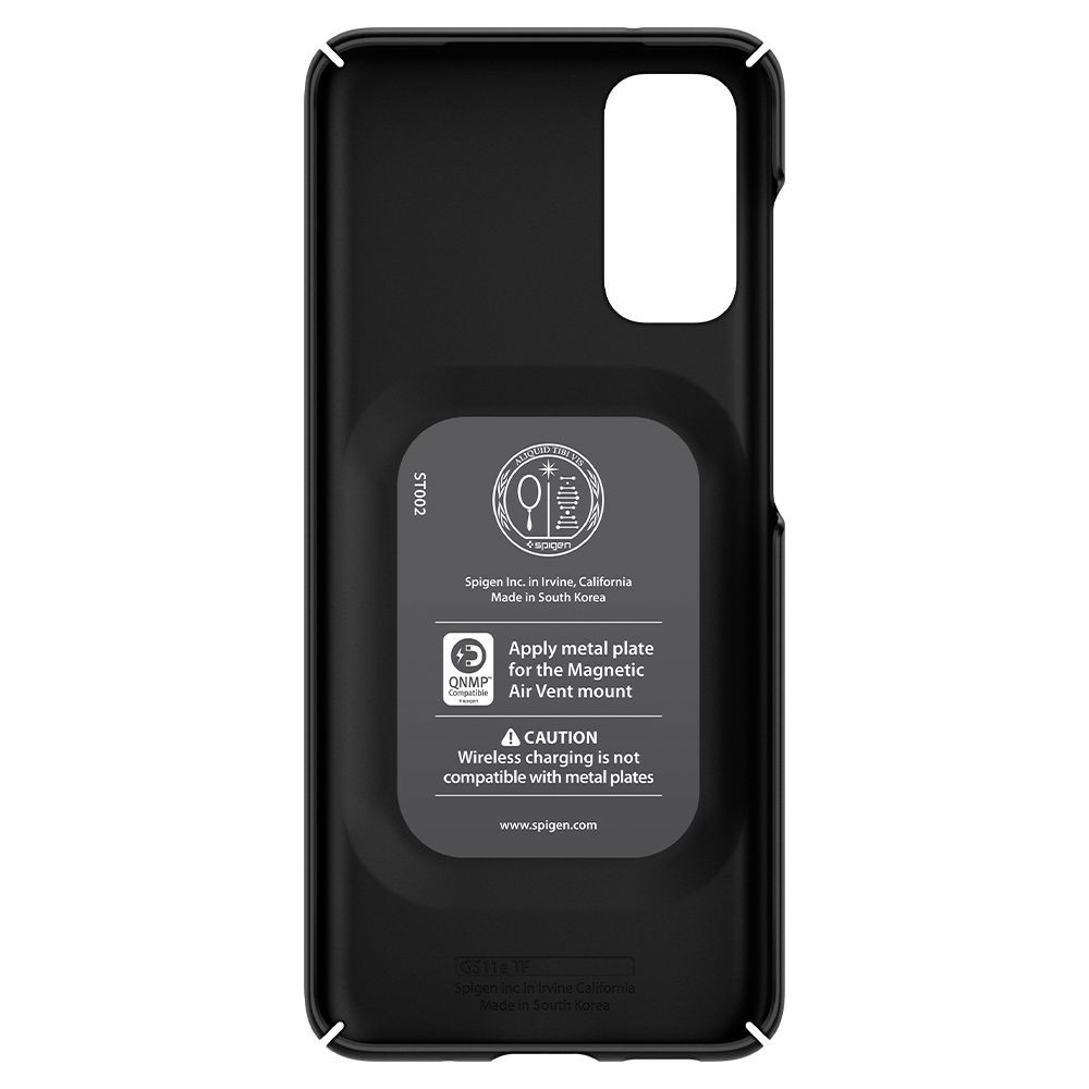 Samsung Galaxy S22 Ultra 5G SM-S908, Műanyag hátlap védőtok, Spigen Thin Fit, fekete termék 2. képe