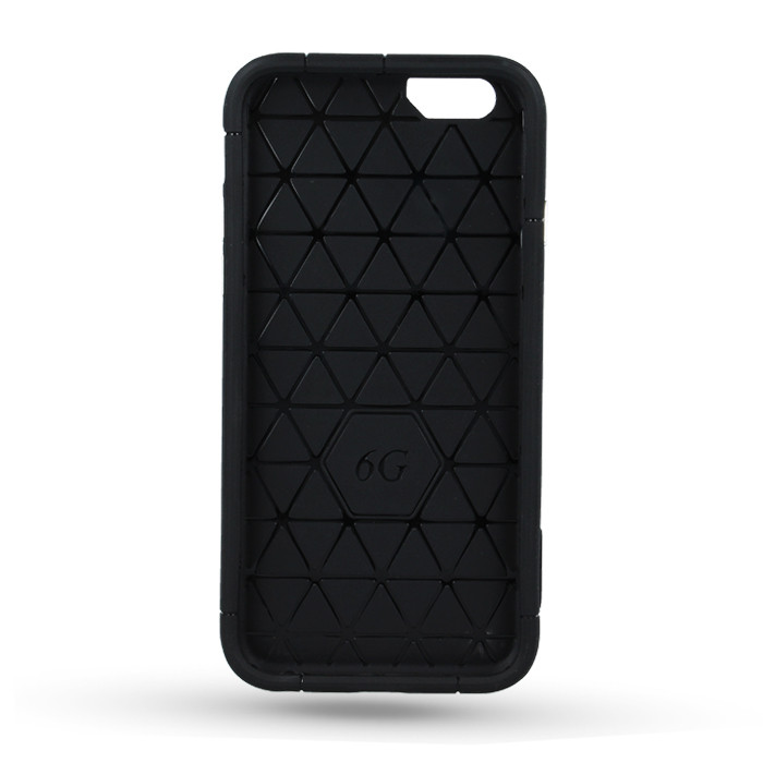 LG K8 (2017), Műanyag hátlap védőtok, Defender Army, közepesen ütésálló, terepmintás, fekete/zöld termék 2. képe