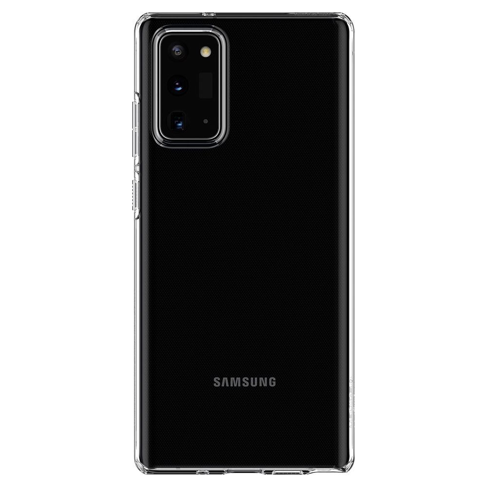 Samsung Galaxy Note 20 / 20 5G SM-N980 / N981, Szilikon tok, Spigen Liquid Crystal, átlátszó termék 2. képe