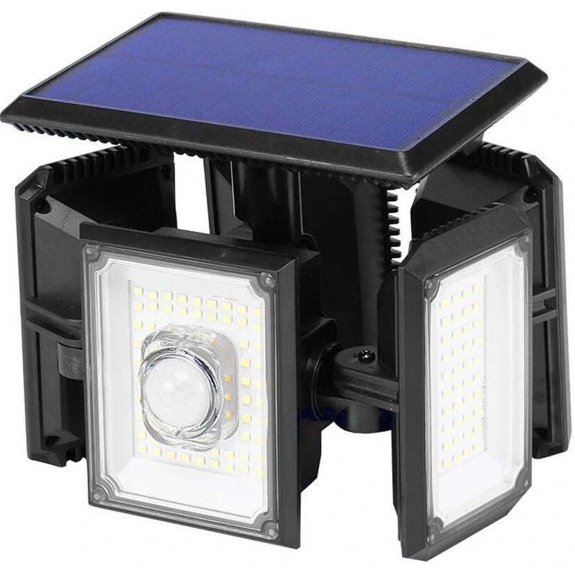 5 paneles forgatható 300 LED-es szolár lámpa termék 2. képe