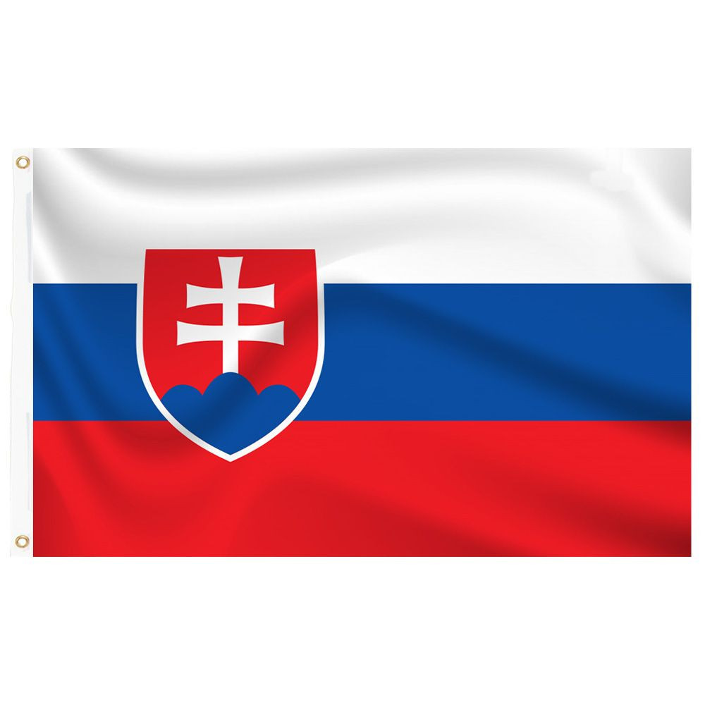 Zászlótartó rúd, szlovák zászlóval termék 2. képe