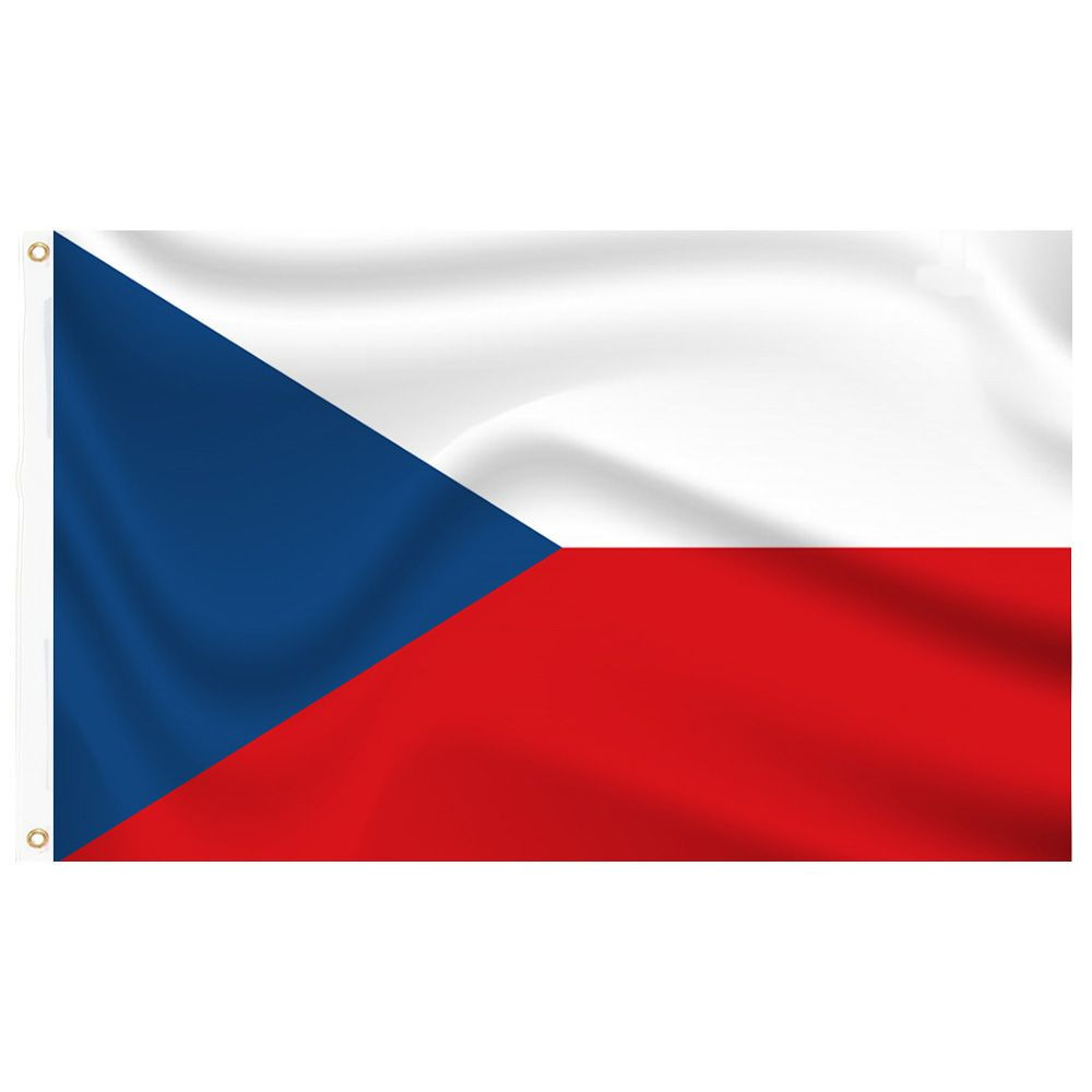 Zászlótartó rúd, cseh zászlóval termék 2. képe