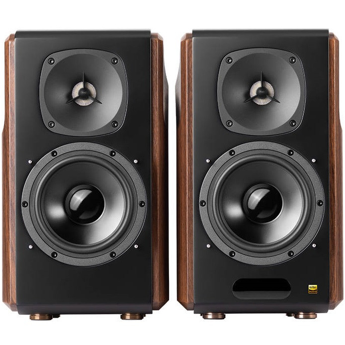 Hangszóró szett, 2.0, 2 x 65W, Bluetooth, RCA, Optikai kimenet, Koaxiális csatlakozó, Line in, Edifier S2000MKIII, barna termék 2. képe