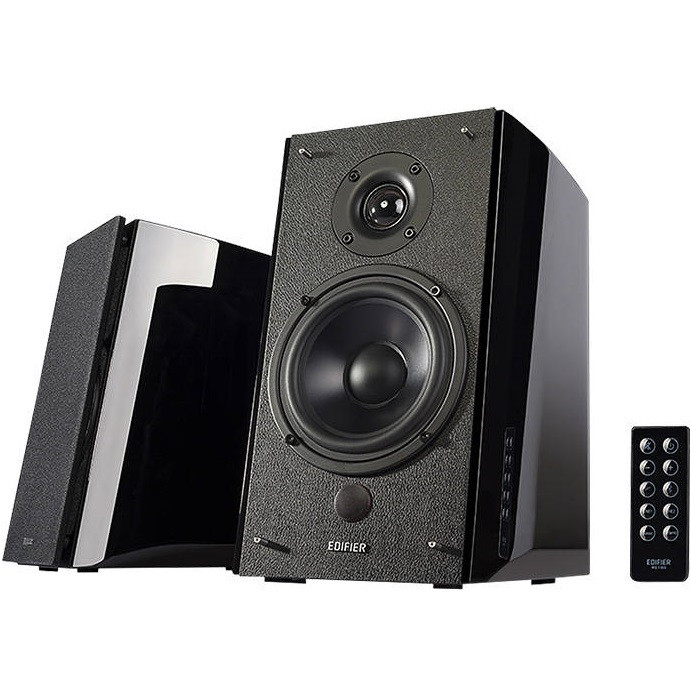 Hangszóró szett, 2.0, Aktív, 2 x 60W, Bluetooth, Optikai kimenet, RCA, 3.5mm, Koaxiális csatlakozó, Edifier R2000DB, fekete termék 2. képe