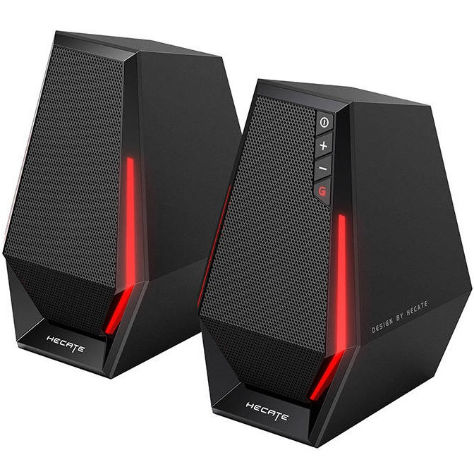 Hangszóró szett, 2.0, 2 x 2.5W, Bluetooth, USB aljzat, 3.5mm, Edifier HECATE G1500, fekete termék 2. képe
