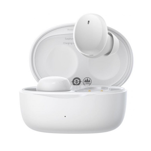 Bluetooth sztereó fülhallgató, v5.2, TWS, töltőtok, vízálló, Baseus Bowie E2, fehér termék 2. képe