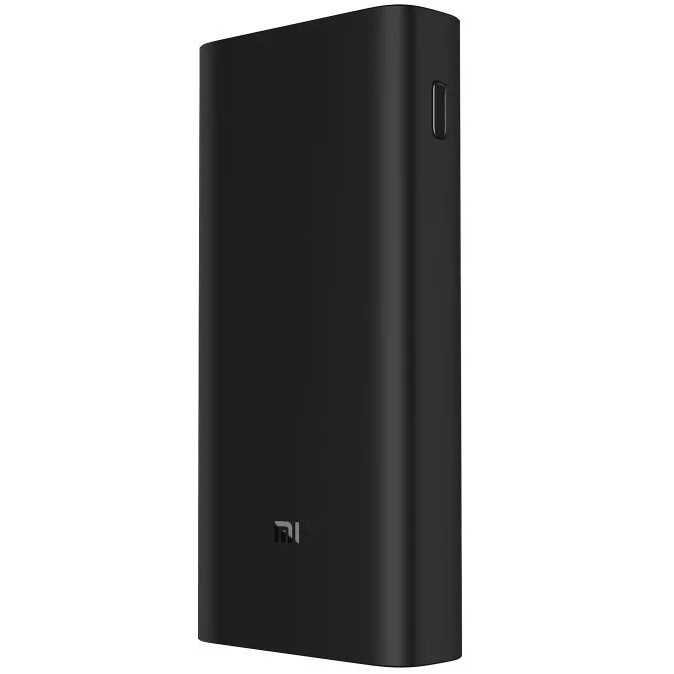 Külső akkumulátor, 20000 mAh, 50W, Okostelefonhoz és TabletPC-hez, 2 x USB aljzat, USB Type-C aljzat, LED-es, gyorstöltés, Xiaomi Mi 50W Power Bank, fekete, gyári termék 2. képe