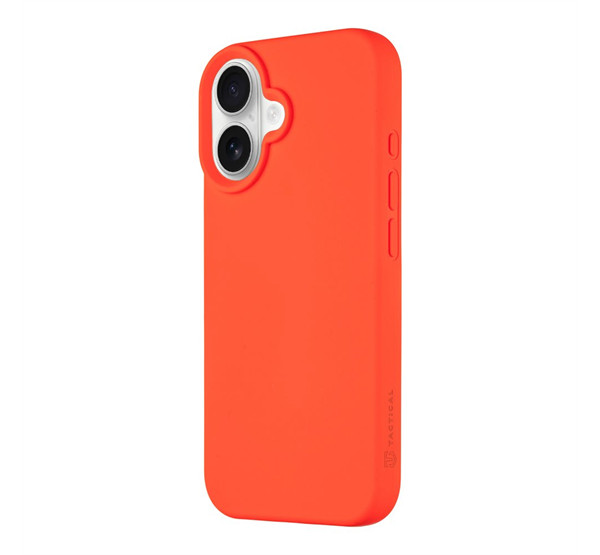 Apple iPhone 16, Szilikon tok, mikrofiber plüss belső, Magsafe kompatibilis, Tactical MagForce Velvet Smoothie, piros termék 2. képe