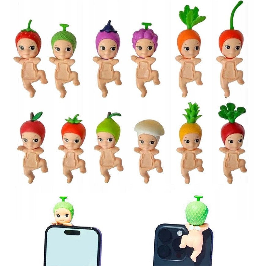 Mini Angyal baba meglepetés figura, Hipper, gyűjthető, telefondísz, zsákbamacska, színes termék 2. képe