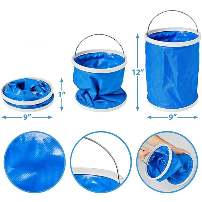 14 részes autó tisztító készlet, külső és belső tisztításhoz, táskával, Wooze Car Cleaner Set, kék termék 2. képe