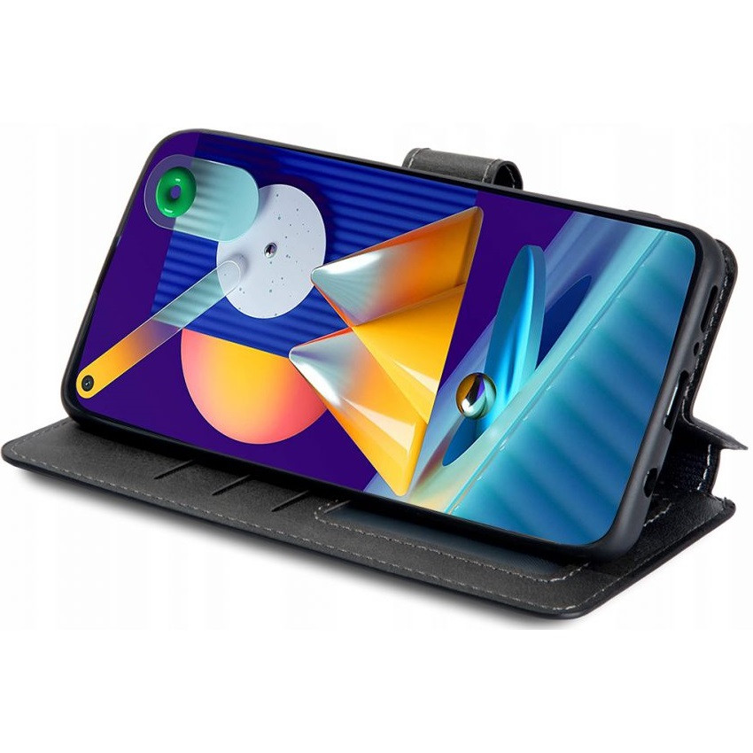 Xiaomi Redmi Note 13 Pro Plus 5G, Oldalra nyíló tok, stand, mágnes csattal, TP Wallett, fekete termék 2. képe