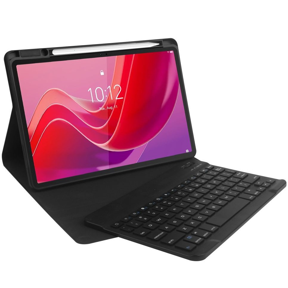 Lenovo Tab M11 (11.0) TB-330, Bluetooth billentyűzetes mappa tok, érintőceruza tartó, érintőceruza nélkül, TP SC Pen Holder + Keyboard, fekete termék 2. képe