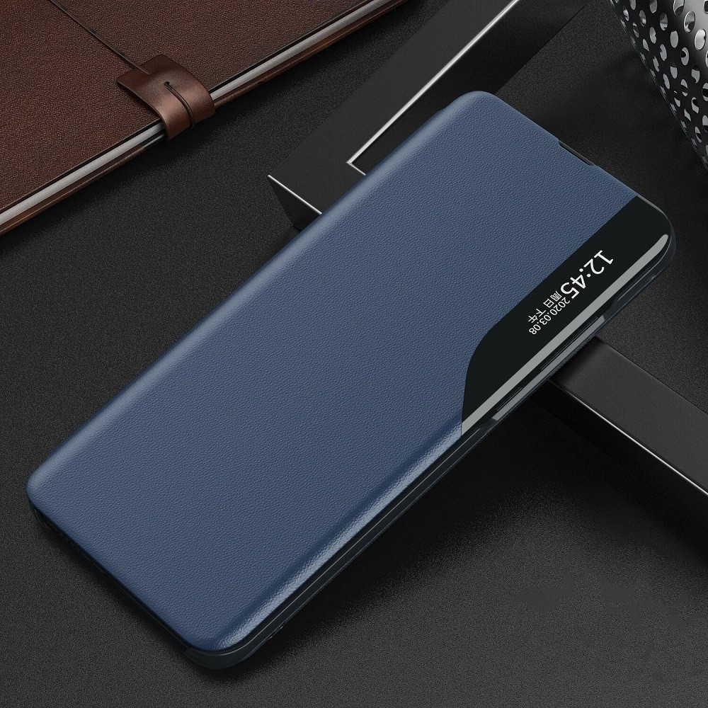 Xiaomi 14, Oldalra nyíló tok, stand, hívás mutatóval, Wooze FashionBook, kék termék 2. képe