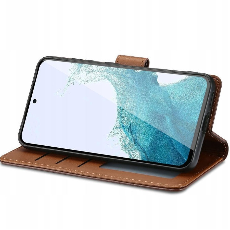 Xiaomi Redmi 14C / Poco C75, Oldalra nyíló tok, stand, mágnes csattal, TP Wallett, fekete termék 2. képe