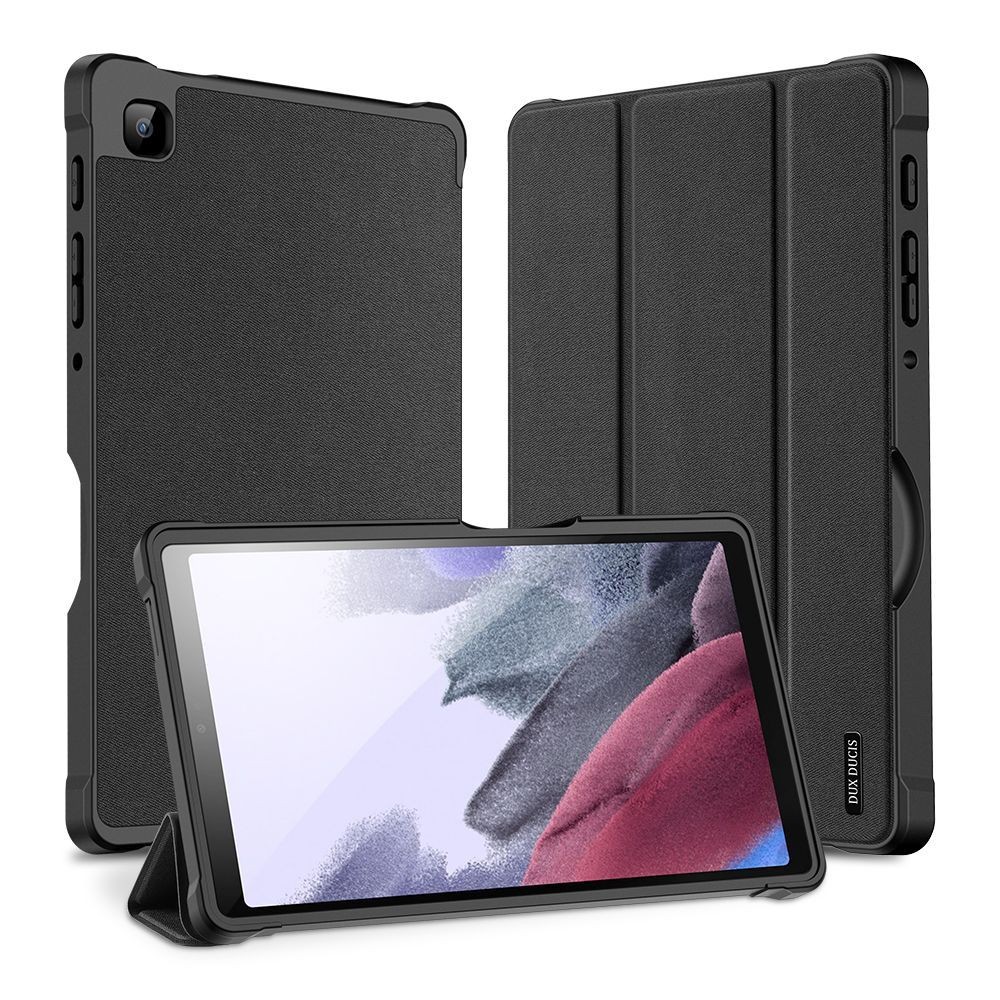 Samsung Galaxy Tab A7 Lite 8.7 SM-T220 / T225, mappa tok, Trifold, Dux Ducis Domo, fekete akciós termékkép 1