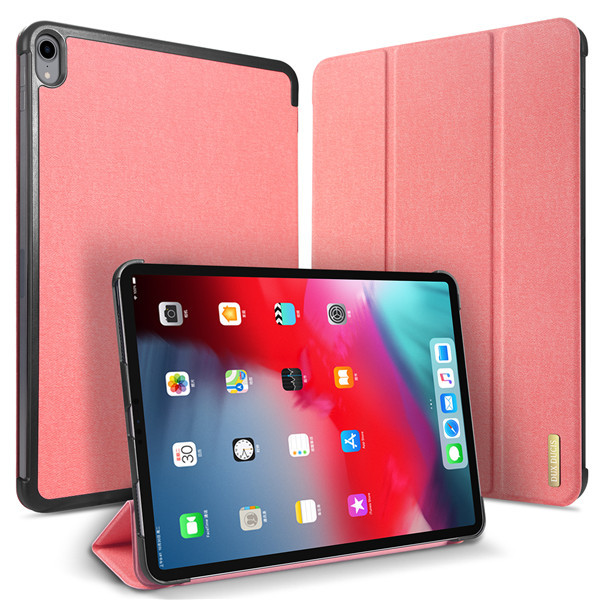 Apple iPad Pro 11 (2018), mappa tok, Smart Case, Dux Ducis Domo, rózsaszín akciós termékkép 1