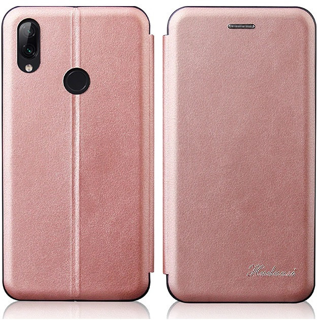 Xiaomi Redmi Note 8, Oldalra nyíló tok, stand, Wooze Protect And Dress Book, vörösarany akciós termékkép 1