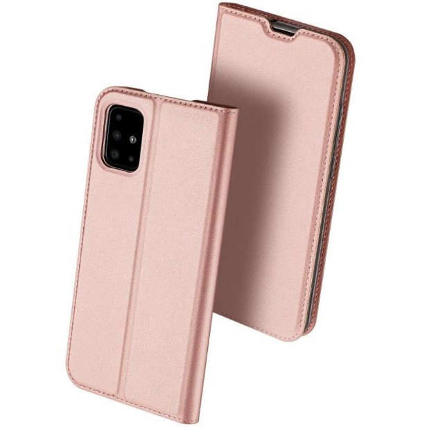 Samsung Galaxy M33 5G SM-M336B, Oldalra nyíló tok, stand, Dux Ducis, vörösarany akciós termékkép 1