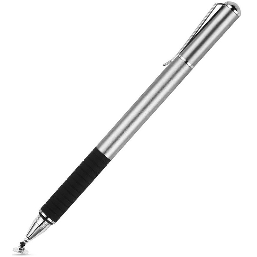 Univerzális toll, (bármilyen kapacitív kijelzőhöz), Stylus Pen, ezüst akciós termékkép 1