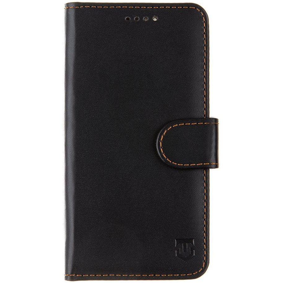 Huawei Honor X7a, Oldalra nyíló tok, stand, kártyatartóval, csatos, Tactical Field Notes, fekete akciós termékkép 1