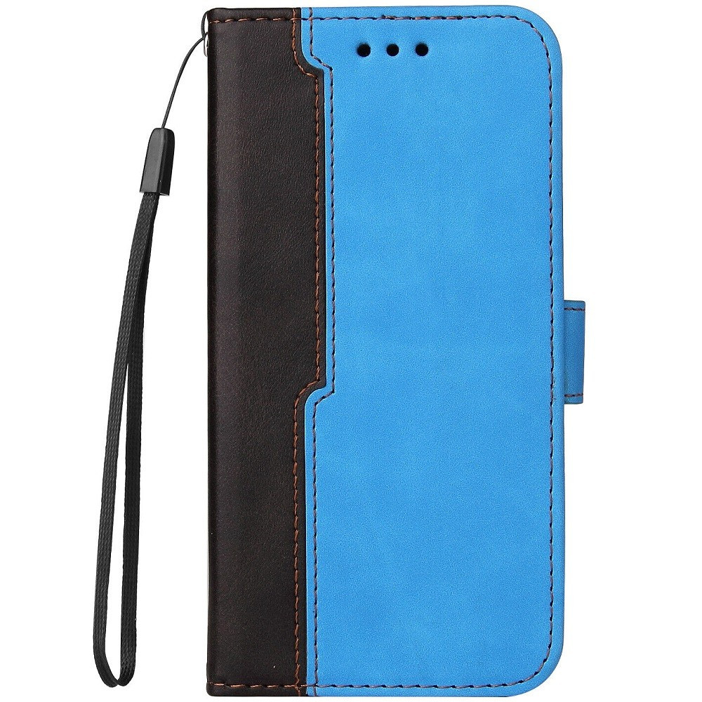 Xiaomi 13 Pro, Oldalra nyíló tok, stand, kártyatartóval, kézpánttal, Wooze Colour Wallet, kék akciós termékkép 1