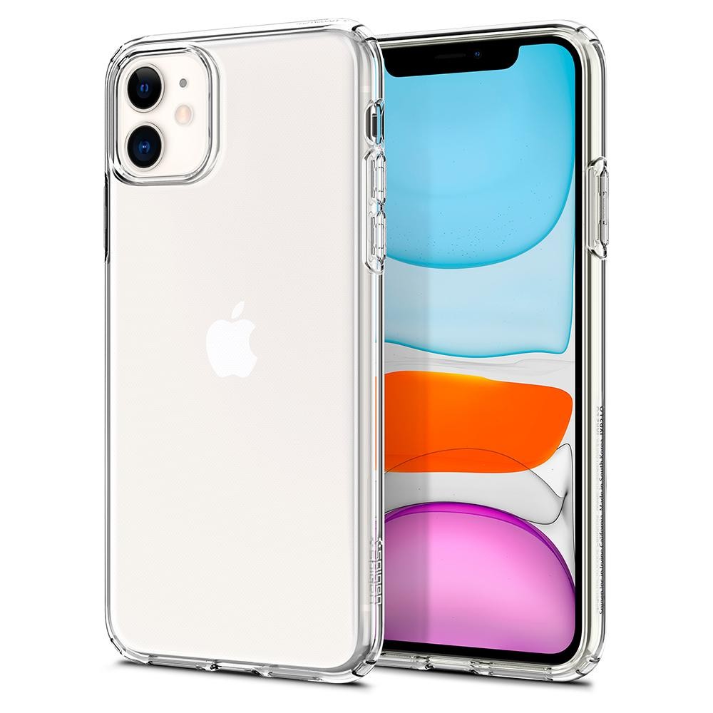 Apple iPhone 11, TPU szilikon tok, Spigen Liquid Crystal, átlátszó akciós termékkép 1