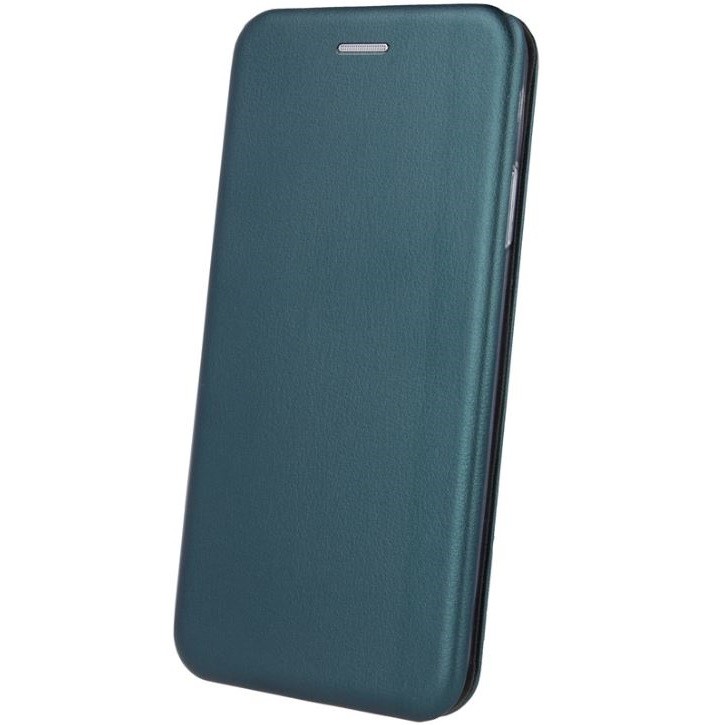 Samsung Galaxy M21 SM-M215F, Oldalra nyíló tok, stand, Forcell Elegance, zöld akciós termékkép 1