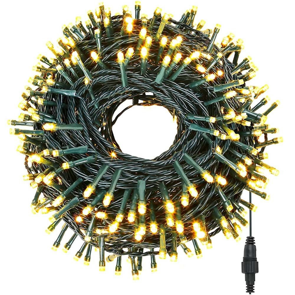 LED fényfüzér, 240 LED-es, melegfehér akciós termékkép 1