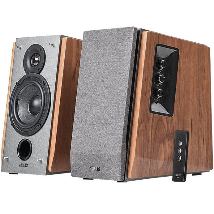 Hangszóró szett, 2.0, 2 x 30W, Aktív, Vezetékes, RCA, 3.5mm, Edifier R1600TIII, barna akciós termékkép 1
