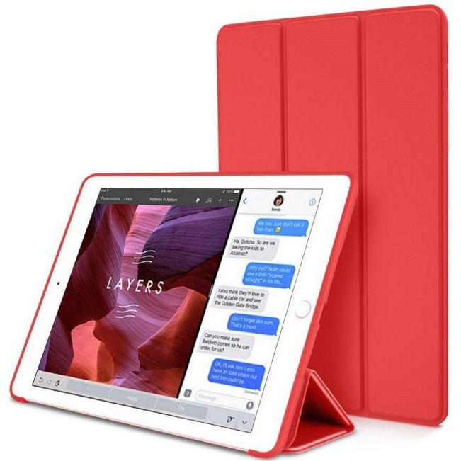 Apple iPad 9.7 (2017 / 2018), mappa tok, Smart Case, piros akciós termékkép 1