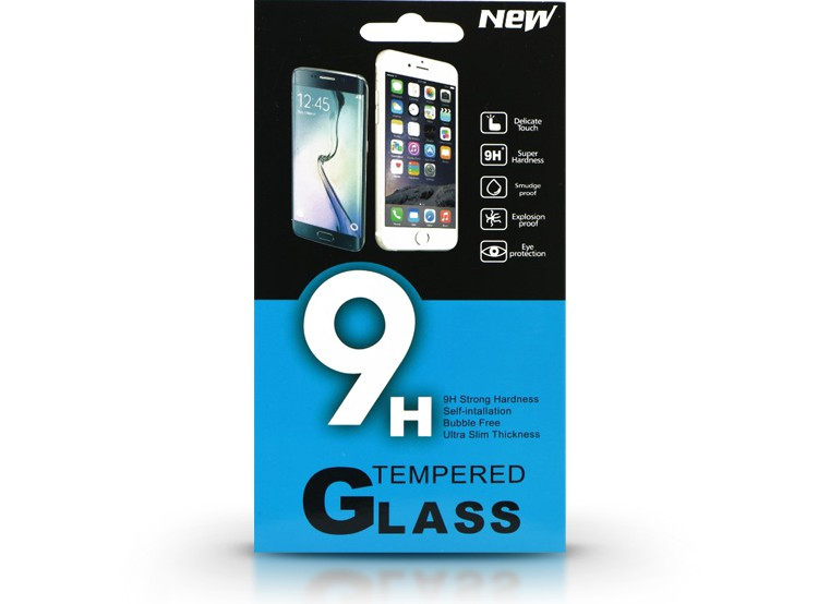 Huawei P20, Kijelzővédő fólia, ütésálló fólia (az íves részre NEM hajlik rá!), Tempered Glass (edzett üveg), Clear akciós termékkép 1