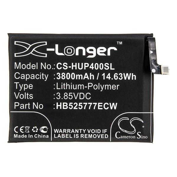 Huawei P40, Akkumulátor, 3800 mAh, Li-Polymer, Cameron Sino, kompatibilis akciós termékkép 1