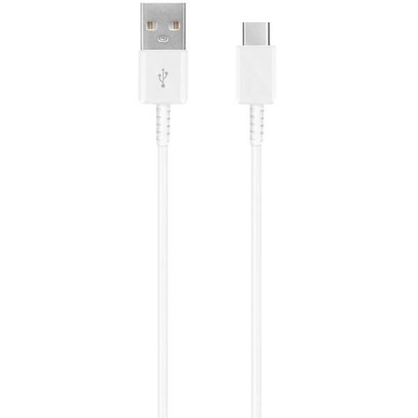 USB adatkábel, USB Type-C, 100 cm, Samsung, fehér, gyári,  akciós termékkép 1