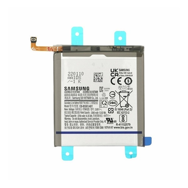 Samsung Galaxy S22 5G SM-S901, Akkumulátor, 3700 mAh, Li-Ion, gyári akciós termékkép 1