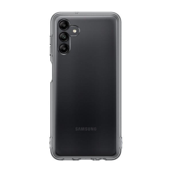 Samsung Galaxy A04s SM-A047F, Szilikon tok, átlátszó/fekete, gyári akciós termékkép 1