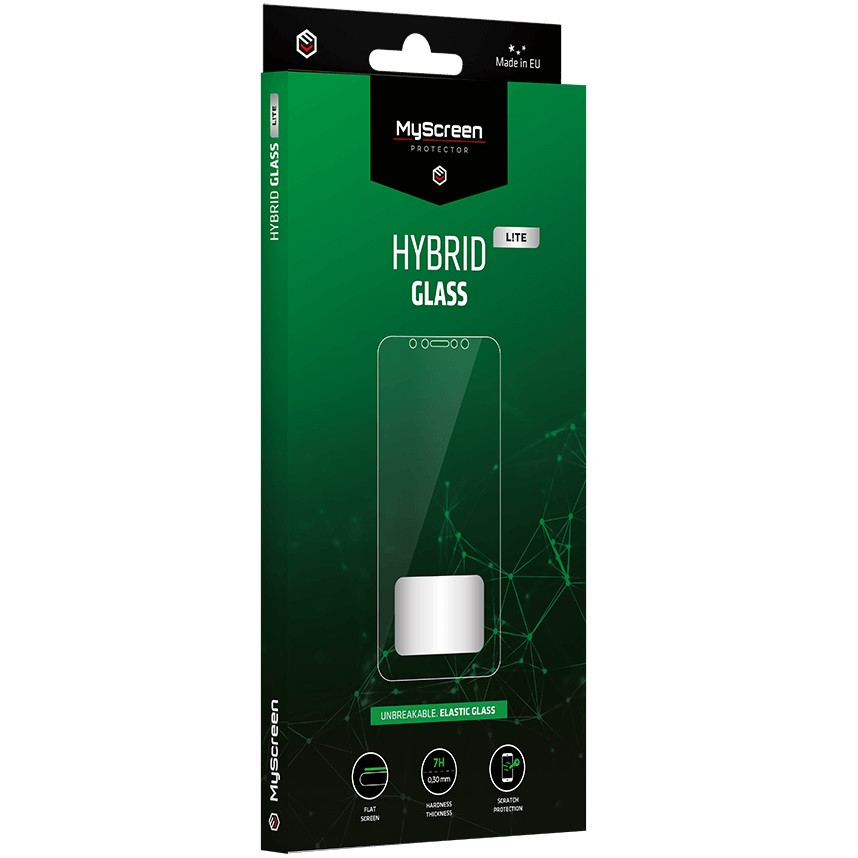 T Phone Pro 5G, Kijelzővédő fólia, ütésálló fólia, Tempered Glass (edzett üveg), MyScreen Protector, Hybridglass Lite, Clear akciós termékkép 1