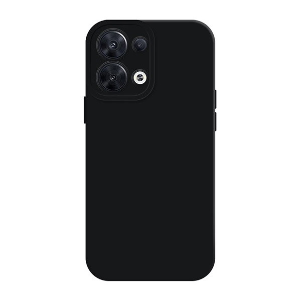 Oppo Reno8 5G, Szilikon tok, fekete akciós termékkép 1