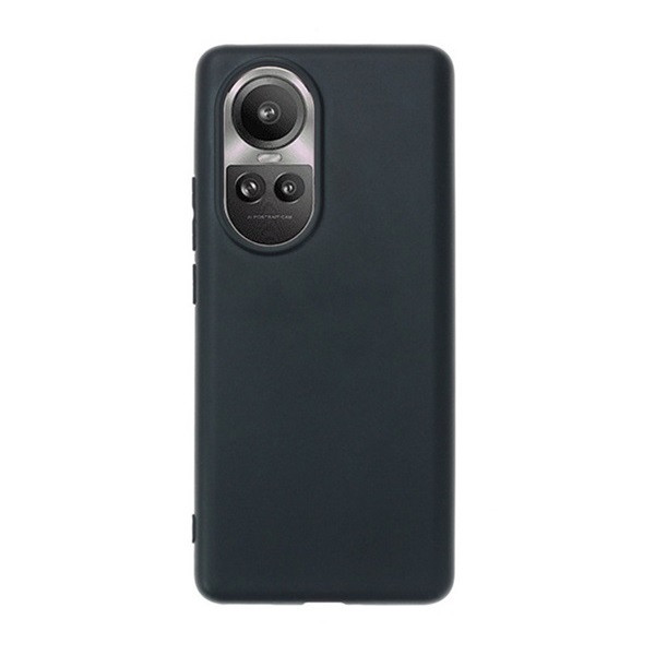Oppo Reno10 / Reno10 Pro, Szilikon tok, fekete akciós termékkép 1