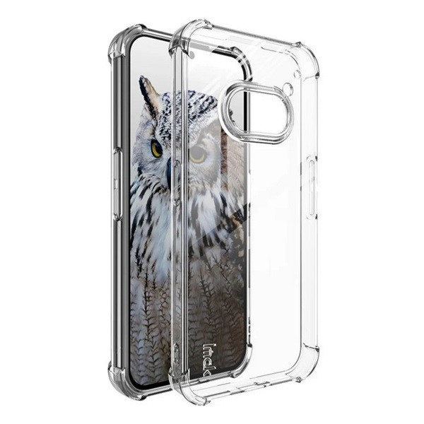 Nothing Phone 2a / 2a Plus, Szilikon tok, közepesen ütésálló, légpárnás sarok, IMAK, átlátszó akciós termékkép 1
