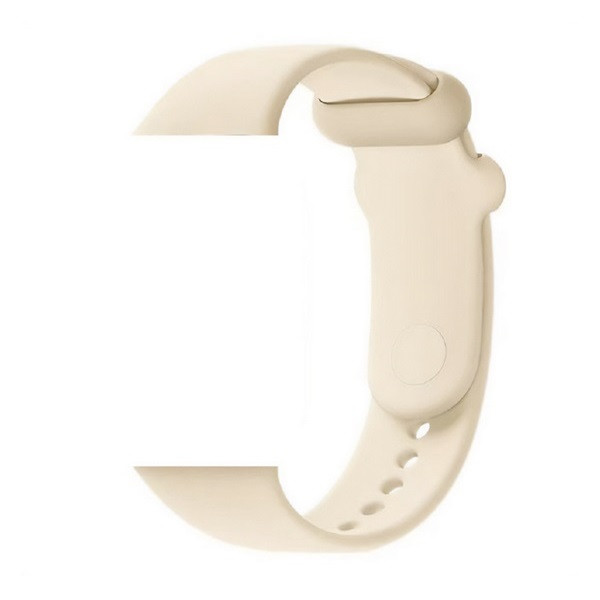 Xiaomi Mi Smart Band 8 Pro / Redmi Watch 4, szilikon pótszíj, állítható, Devia Delux Sport, bézs akciós termékkép 1