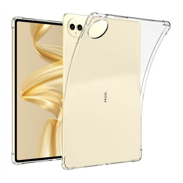 Huawei MatePad Pro (12.2) (2024), Szilikon tok, közepesen ütésálló, légpárnás sarok, átlátszó akciós termékkép 1