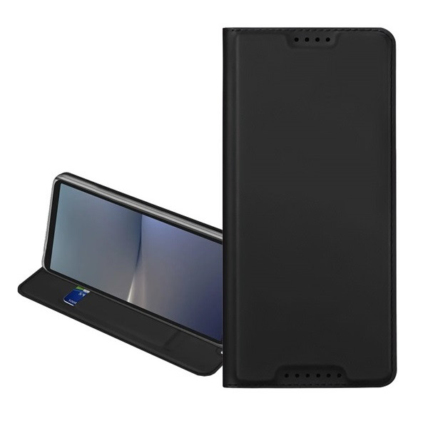Xiaomi Poco X7 Pro, Oldalra nyíló tok, stand, Dux Ducis, fekete akciós termékkép 1