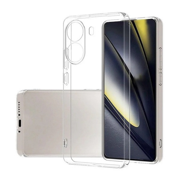 Xiaomi Poco X7 Pro, Szilikon tok, ultravékony, átlátszó akciós termékkép 1