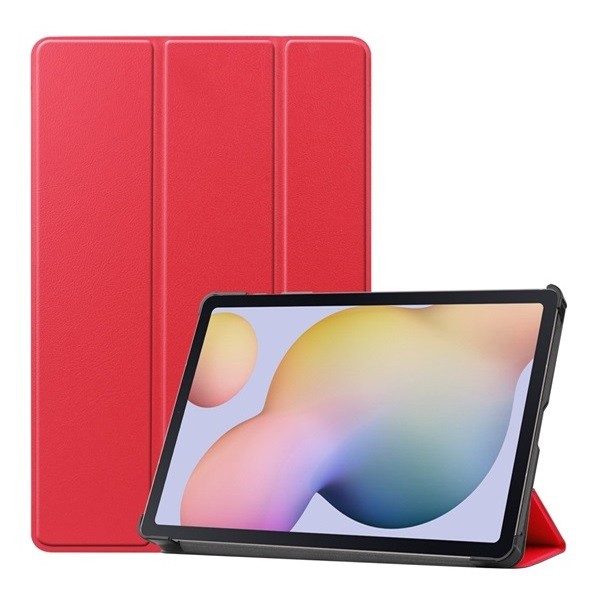 Samsung Galaxy Tab S7 11.0 / Tab S8 11.0, mappa tok, Trifold, piros akciós termékkép 1