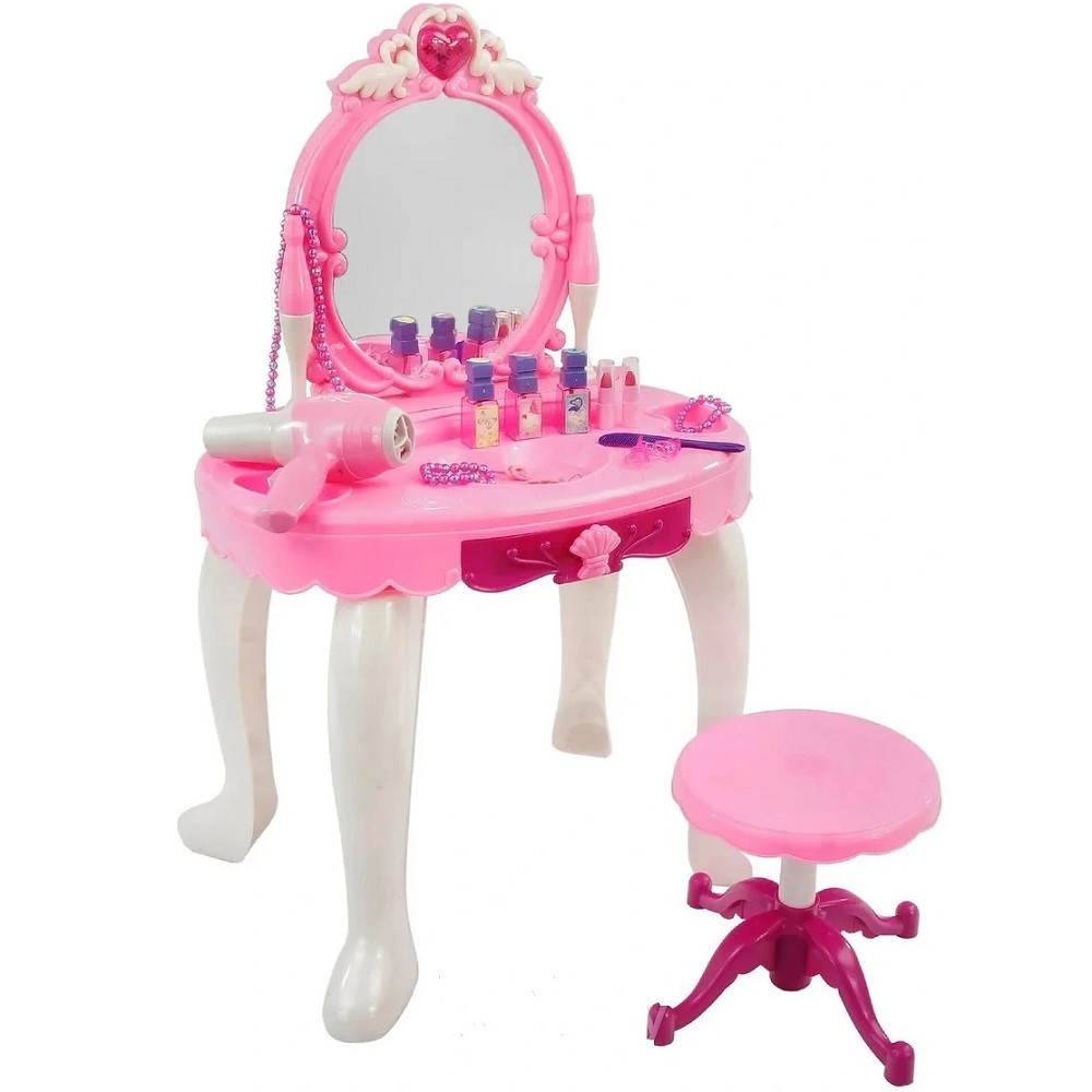 Játék fésülködő asztal, Wooze Dressing Table for Children, fehér/rózsaszín akciós termékkép 1