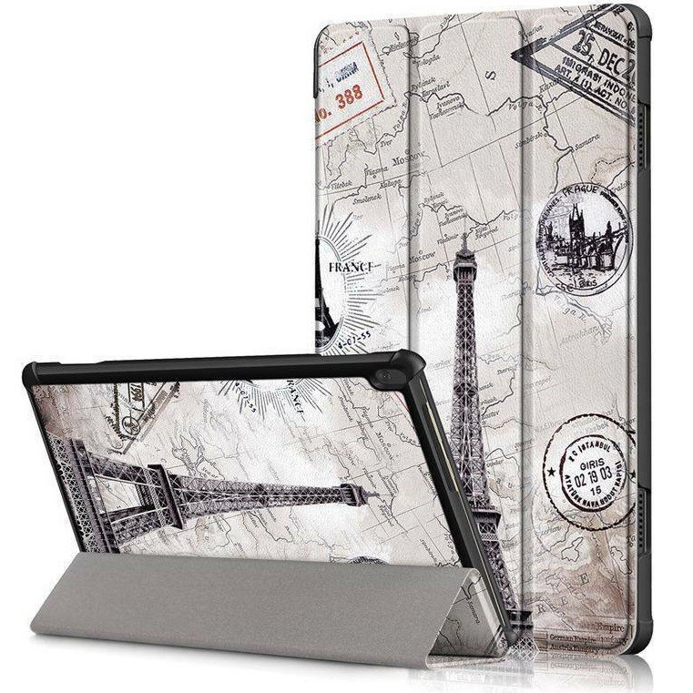 Huawei Honor Pad X9 (11.5), mappa tok, Eiffel torony, térkép minta, Trifold, szürke akciós termékkép 1