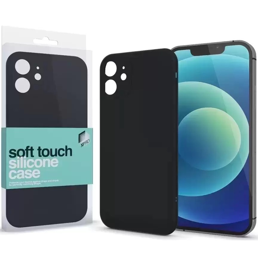 Samsung Galaxy A05 SM-A055F, Szilikon tok, Xprotector Soft Touch Slim, fekete akciós termékkép 1